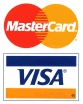 We accept Mastercard and Visa